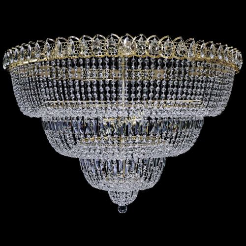 Люстра Хрустальный Каскад №17 3 яруса в Сочи Гусь Хрустальный