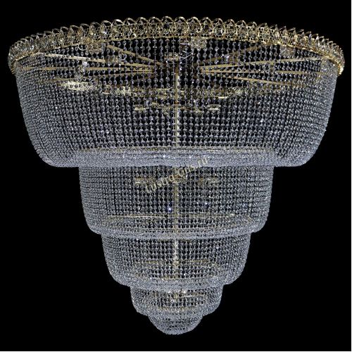 Люстра Хрустальный Каскад №48 5 ярусов в Сочи Гусь Хрустальный