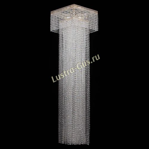 Люстра Колонна Квадрат Длинный в Сочи Гусь Хрустальный