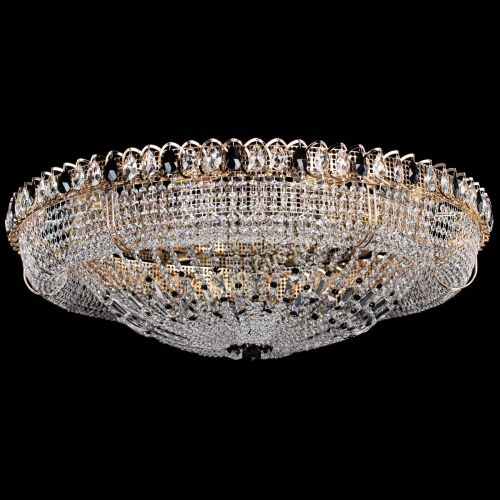 Люстра Кольцо Классика №12 черная в Сочи Гусь Хрустальный