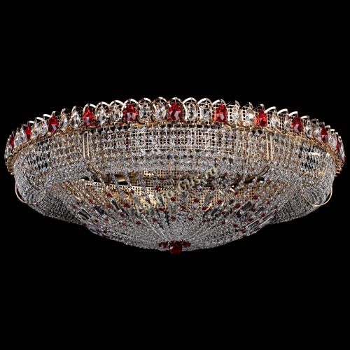 Люстра Кольцо Классика №12 красная в Сочи Гусь Хрустальный