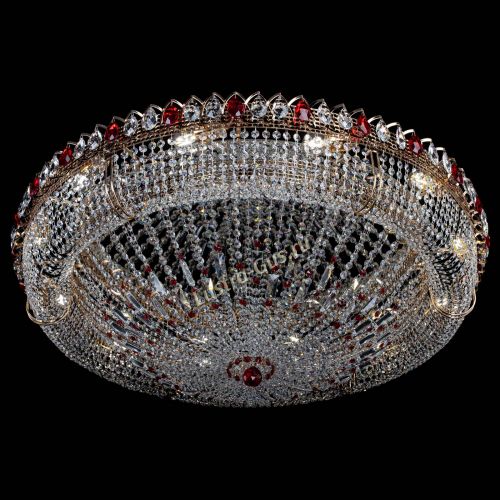 Люстра Кольцо Классика №12 красная в Сочи Гусь Хрустальный