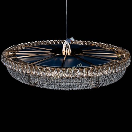 Люстра Кольцо Классика №12 розовая в Сочи Гусь Хрустальный