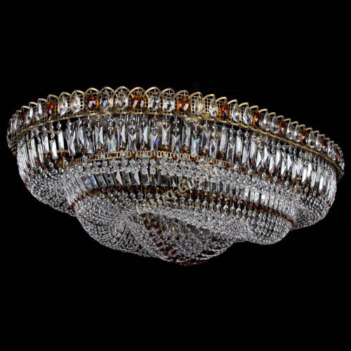 Люстра Кольцо Овал №17 под бронзу чайная в Сочи Гусь Хрустальный