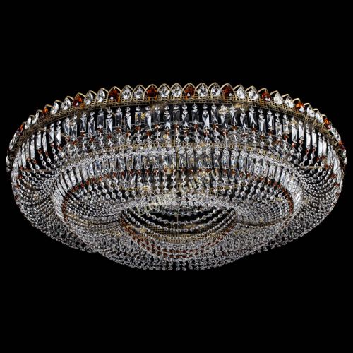 Люстра Кольцо Овал №17 под бронзу чайная в Сочи Гусь Хрустальный