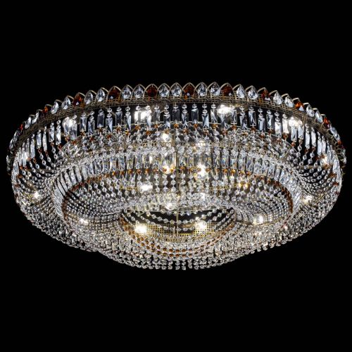 Люстра Кольцо Овал №17 под бронзу чайная в Сочи Гусь Хрустальный