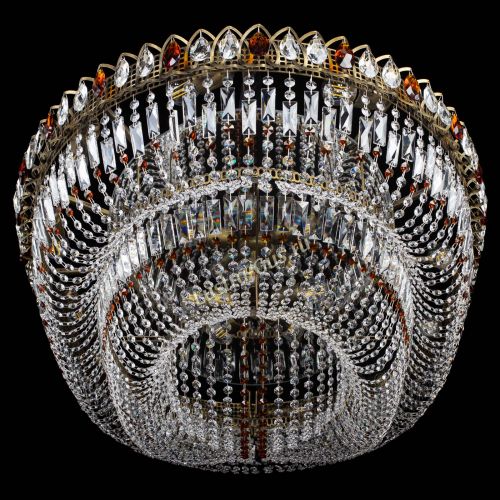 Люстра Кольцо Овал №17 под бронзу чайная в Сочи Гусь Хрустальный