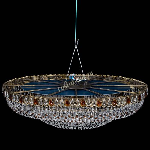 Люстра Кольцо Овал №17 под бронзу чайная в Сочи Гусь Хрустальный