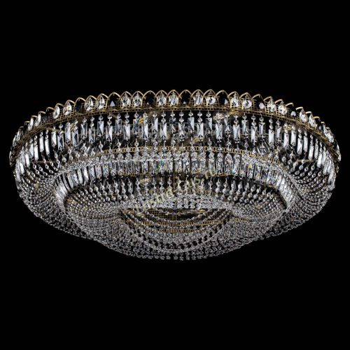 Люстра Кольцо Овал №17 под бронзу черная в Сочи Гусь Хрустальный