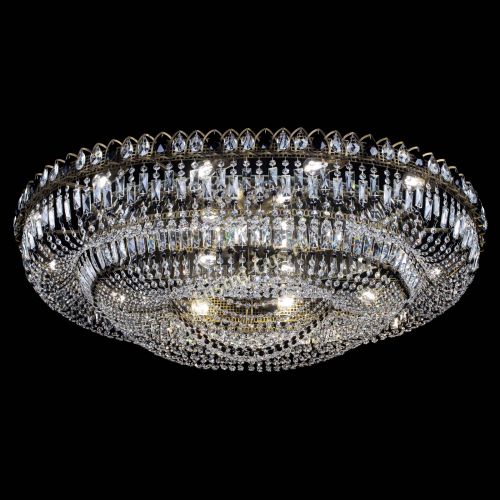 Люстра Кольцо Овал №17 под бронзу черная в Сочи Гусь Хрустальный