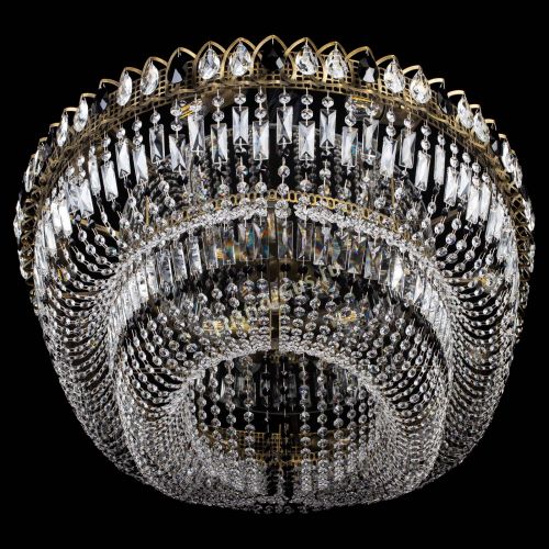 Люстра Кольцо Овал №17 под бронзу черная в Сочи Гусь Хрустальный