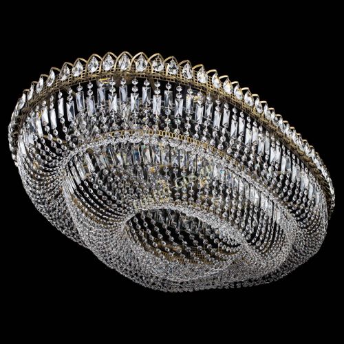 Люстра Кольцо Овал №17 под бронзу в Сочи Гусь Хрустальный