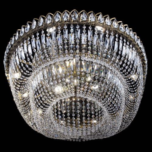 Люстра Кольцо Овал №17 под бронзу в Сочи Гусь Хрустальный