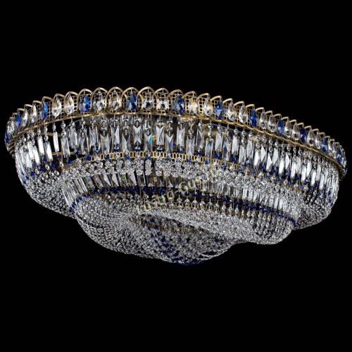 Люстра Кольцо Овал №17 под бронзу синяя в Сочи Люстра Кольцо Овал №17 под бронзу синяя в Сочи