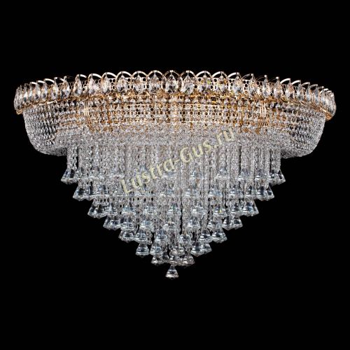 Люстра Кольцо Пирамида Конус 1000 мм в Сочи Гусь Хрустальный