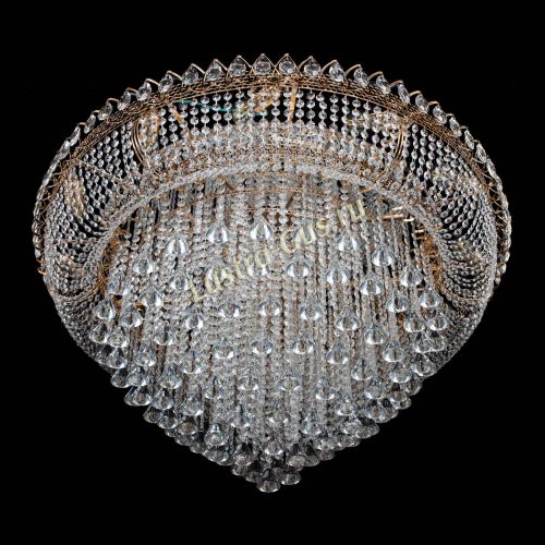 Люстра Кольцо Пирамида Конус 1000 мм в Сочи Гусь Хрустальный