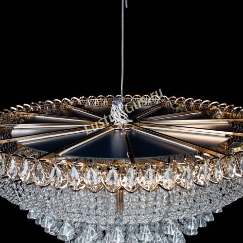 Люстра Кольцо Пирамида Конус 1000 мм в Сочи Гусь Хрустальный