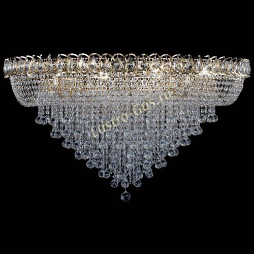 Люстра Кольцо Пирамида Шар 30 большая в Сочи Гусь Хрустальный