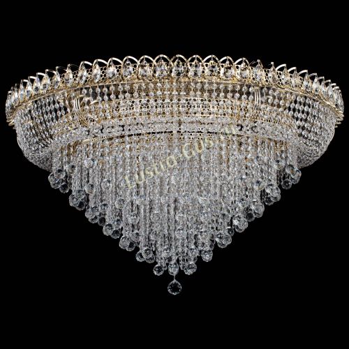 Люстра Кольцо Пирамида Шар 30 большая в Сочи Гусь Хрустальный