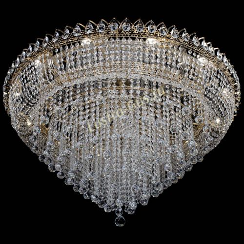 Люстра Кольцо Пирамида Шар 30 большая в Сочи Гусь Хрустальный