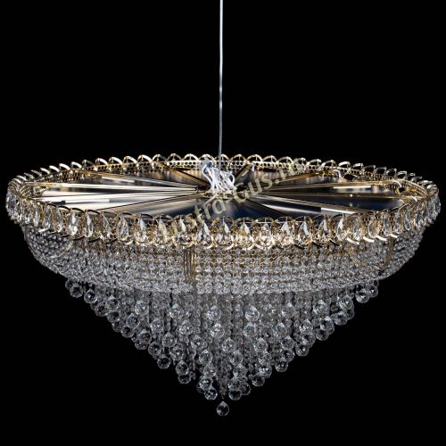 Люстра Кольцо Пирамида Шар 30 большая в Сочи Гусь Хрустальный
