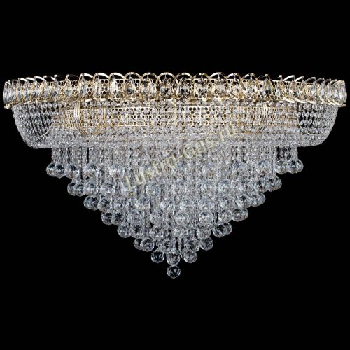 Люстра Кольцо Пирамида Шар 40 большая в Сочи Гусь Хрустальный