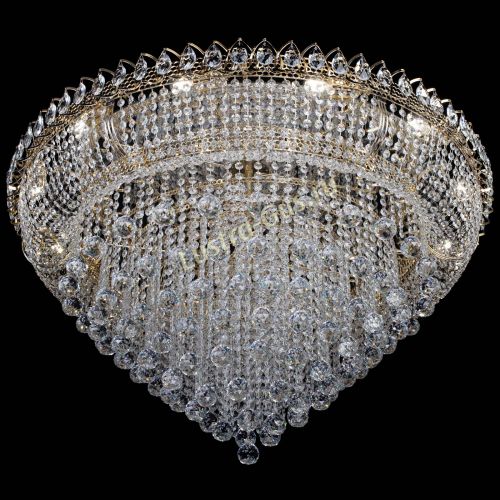 Люстра Кольцо Пирамида Шар 40 большая в Сочи Гусь Хрустальный