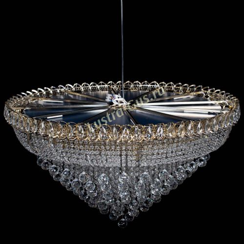 Люстра Кольцо Пирамида Шар 40 большая в Сочи Гусь Хрустальный
