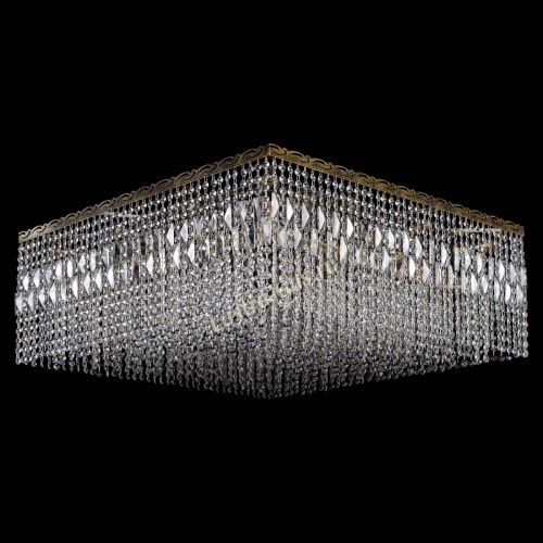 Люстра Квадрат 800 мм под бронзу в Сочи Гусь Хрустальный