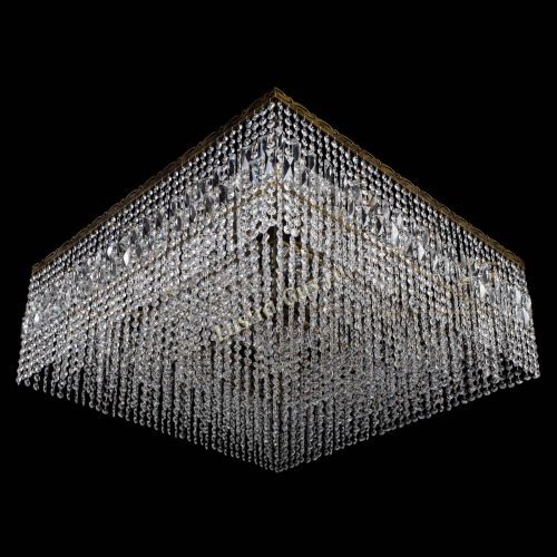 Люстра Квадрат 800 мм под бронзу в Сочи Гусь Хрустальный