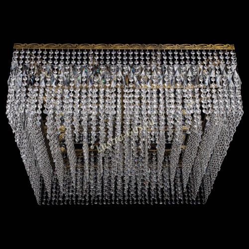 Люстра Квадрат 800 мм под бронзу в Сочи Гусь Хрустальный