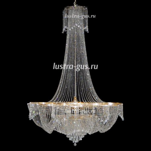 Люстра Лотос 36 ламп в Сочи Гусь Хрустальный