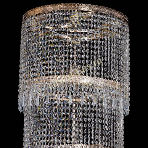 Люстра Милан каскад карандаш в Сочи Гусь Хрустальный