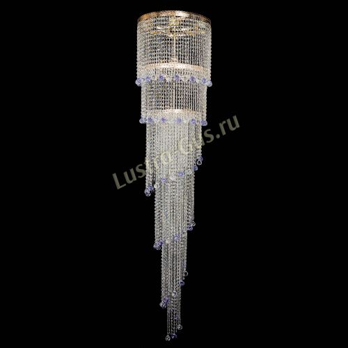 Люстра Милан каскад шар фиолетовый в Сочи Люстра Милан каскад шар фиолетовый в Сочи