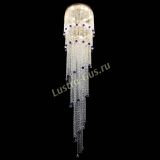 Люстра Милан каскад шар синий в Сочи