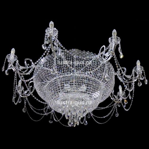 Люстра Сластёна со свечами в Сочи Гусь Хрустальный