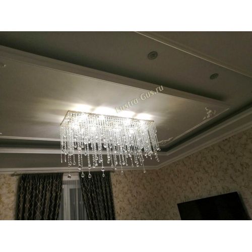 Люстра Прямоугольник №2 в Сочи Гусь Хрустальный