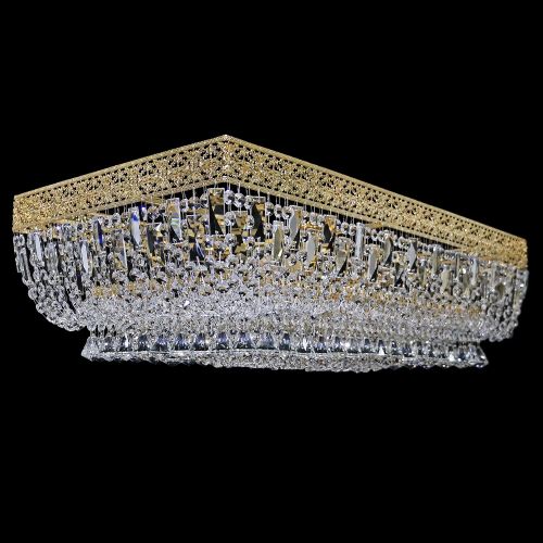 Люстра Прямоугольник Италия №8 в Сочи Гусь Хрустальный