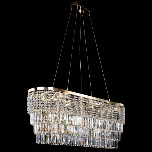 Люстра Прямоугольник Сигма №14 пластинка в Сочи Гусь Хрустальный