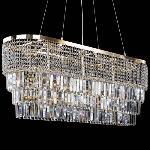 Люстра Прямоугольник Сигма №14 пластинка в Сочи Гусь Хрустальный