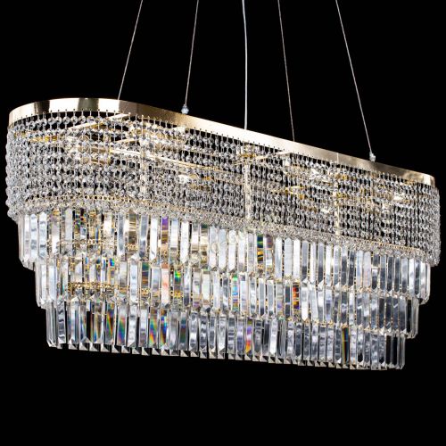 Люстра Прямоугольник Сигма №14 пластинка в Сочи Гусь Хрустальный