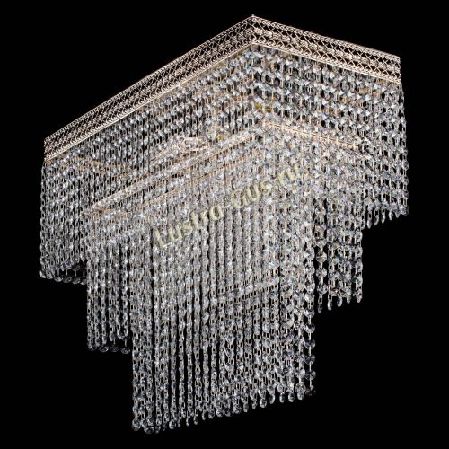 Люстра Прямоугольник Венеция №3 в Сочи Гусь Хрустальный