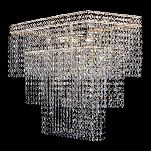 Люстра Прямоугольник Венеция №3 в Сочи Гусь Хрустальный