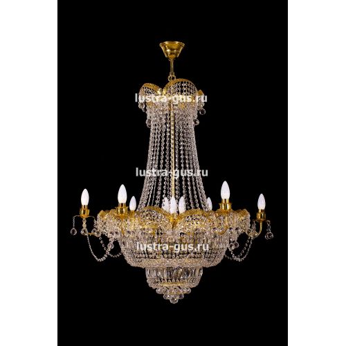 Люстра Султан золото № 18 в Сочи Гусь Хрустальный