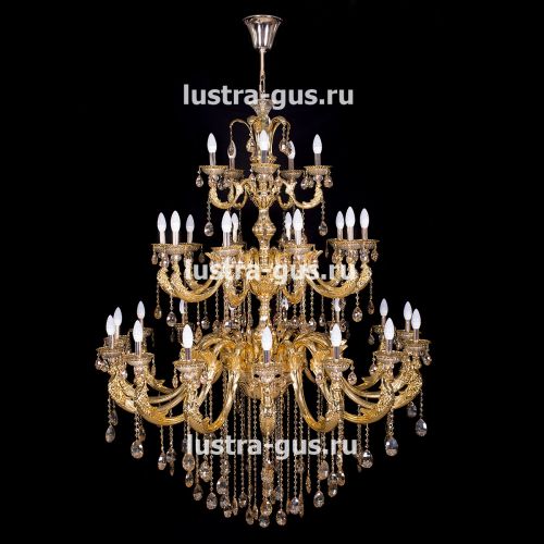 Люстра Венера золото № 30 в Сочи Гусь Хрустальный