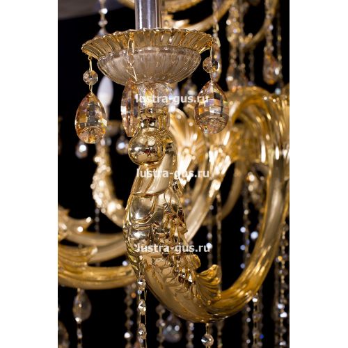 Люстра Венера золото № 30 в Сочи Гусь Хрустальный