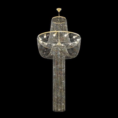 Люстра Сигма №12 Водопад в Сочи Гусь Хрустальный