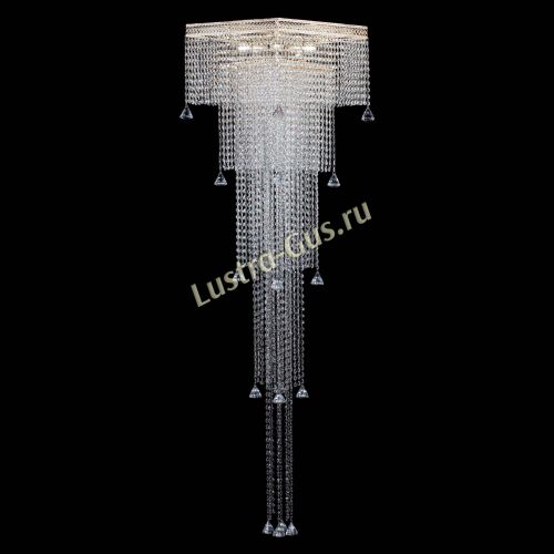 Люстра Венеция Квадрат пирамида с конусами в Сочи Гусь Хрустальный