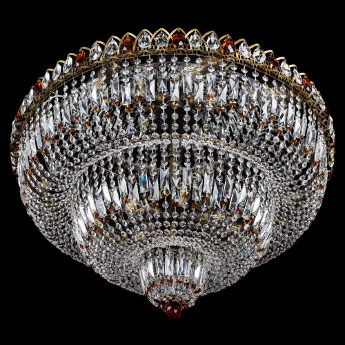 Люстра Водопад Обтикон №15 под бронзу чайная в Сочи Гусь Хрустальный