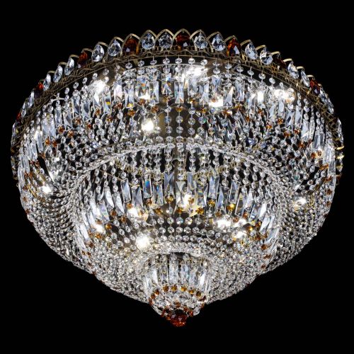 Люстра Водопад Обтикон №15 под бронзу чайная в Сочи Гусь Хрустальный